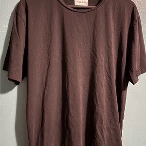 Mazara Mens Basic Color Premium Crew Neck Tshirt Black‎ Size XL